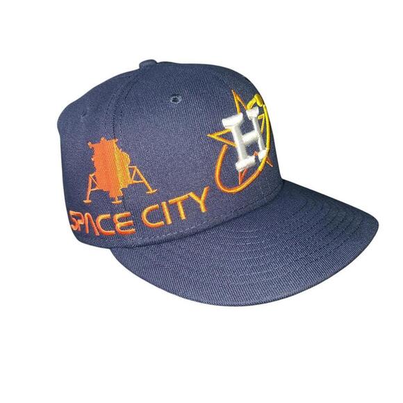 Houston Astros "Space City" New Era Fitted Cap - Size 7 1/8 - Picture 6 of 8